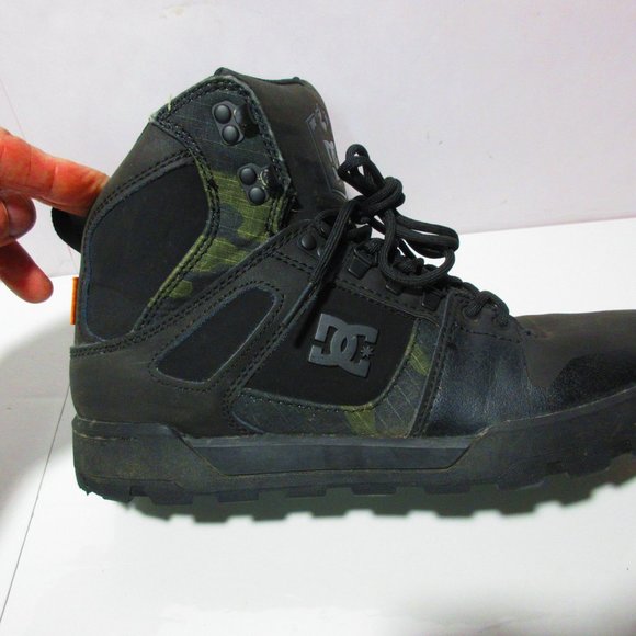 DC Men's PureHigh-Top WR Boot Skate Board Shoe Water Resistant Size 12 - Picture 14 of 15